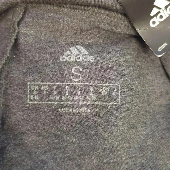 Women's Adidas Essential Linear Logo High-Waisted Leggings - Picture 5 of 8